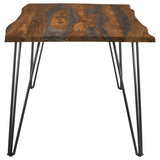 Neve 80-inch Live Edge Dining Table Grey Sheesham - 193861