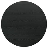 Hamlyn 43-inch Round Wood Counter Height Dining Table Black - 193938BLK