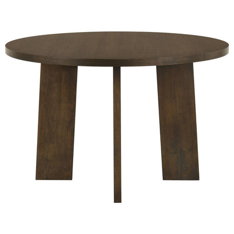 Strouse 5-piece Dining Set Wheat and Walnut - 193940WAL-S5A