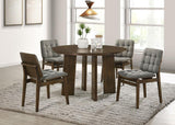 Strouse 47-inch Round Wood Dining Room Table Walnut - 193940WAL