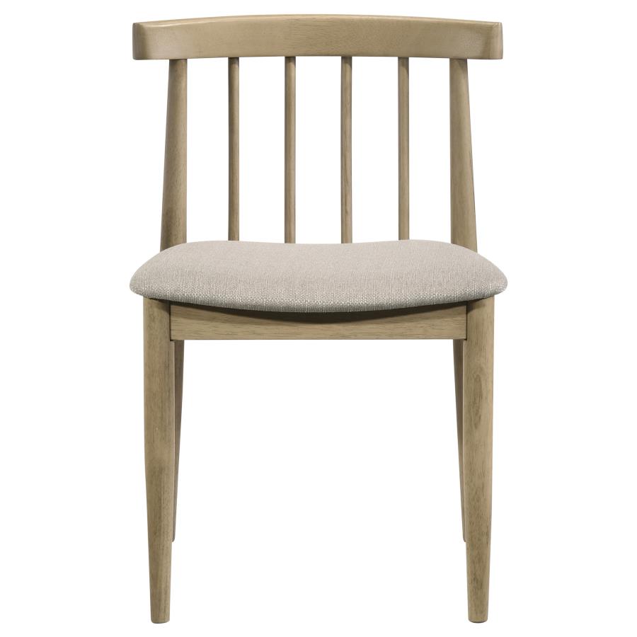 Cullen Dining Side Chair Upholstered Seat Natural Oak (Set of 2) - 193942NAT