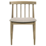 Cullen Dining Side Chair Upholstered Seat Natural Oak (Set of 2) - 193942NAT