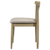 Cullen Dining Side Chair Upholstered Seat Natural Oak (Set of 2) - 193942NAT