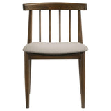 Cullen Dining Side Chair Upholstered Seat Dark Walnut (Set of 2) - 193942WAL