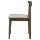 Cullen Dining Side Chair Upholstered Seat Dark Walnut (Set of 2) - 193942WAL