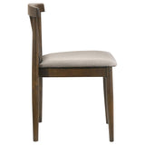 Cullen Dining Side Chair Upholstered Seat Dark Walnut (Set of 2) - 193942WAL