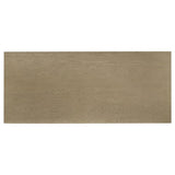 Decker 7-piece 82-inch Rectangular Dining Set Cream and Natural Oak - 193951NAT-S7B
