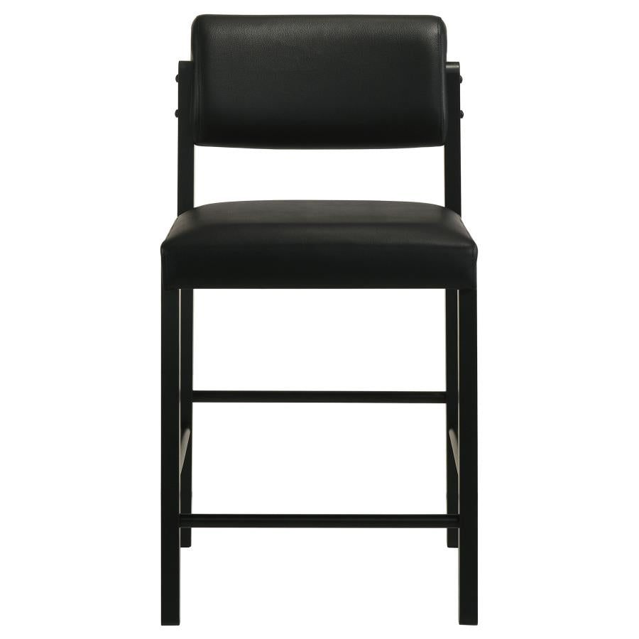 Decker 7-piece 70-inch Rectangular Counter Height Dining Set Black - 193958BLK-S7C