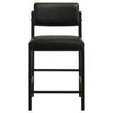 Decker 7-piece 70-inch Rectangular Counter Height Dining Set Black - 193958BLK-S7C