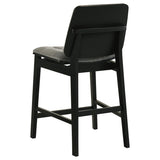 Decker 7-piece 70-inch Rectangular Counter Height Dining Set Grey and Black - 193958BLK-S7E