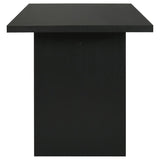 Decker 70-inch Rectangular Wood Counter Height Dining Table Black - 193958BLK
