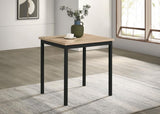 Garza Space Saving Rectangular Dining Table Greige Oak - 193980