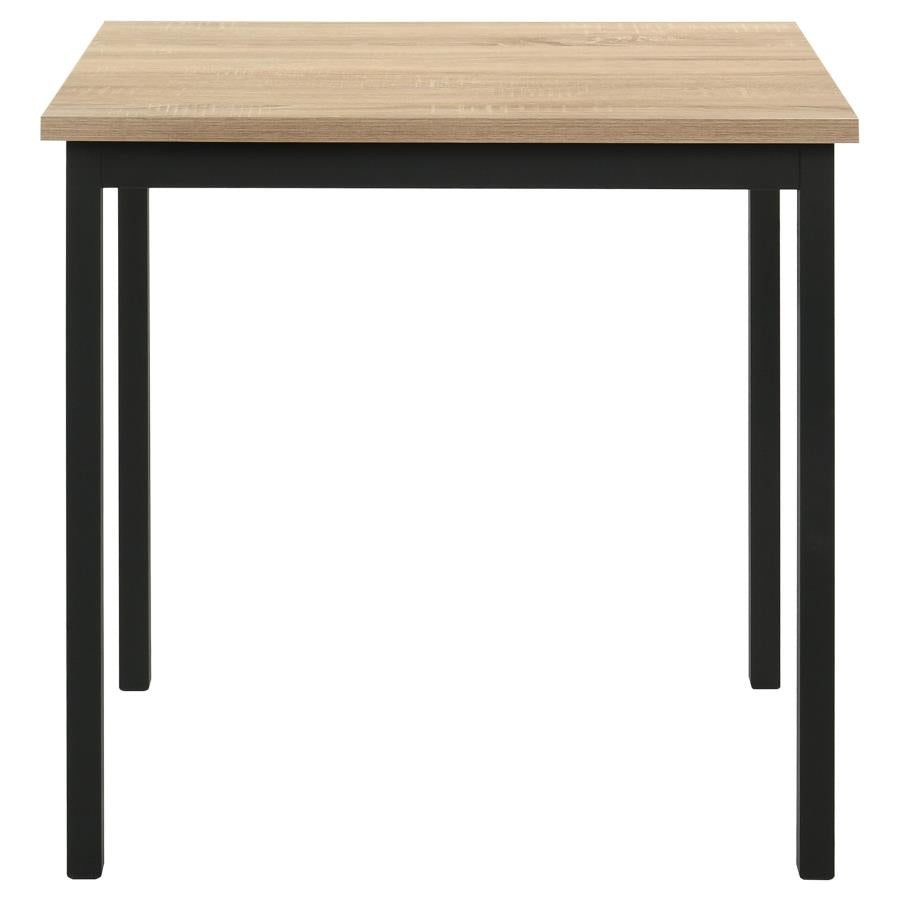 Garza Space Saving Rectangular Dining Table Greige Oak - 193980