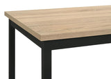 Garza Space Saving Rectangular Dining Table Greige Oak - 193980