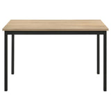 Garza 5-piece Rectangular Dining Table Greige Oak - 193981-S5
