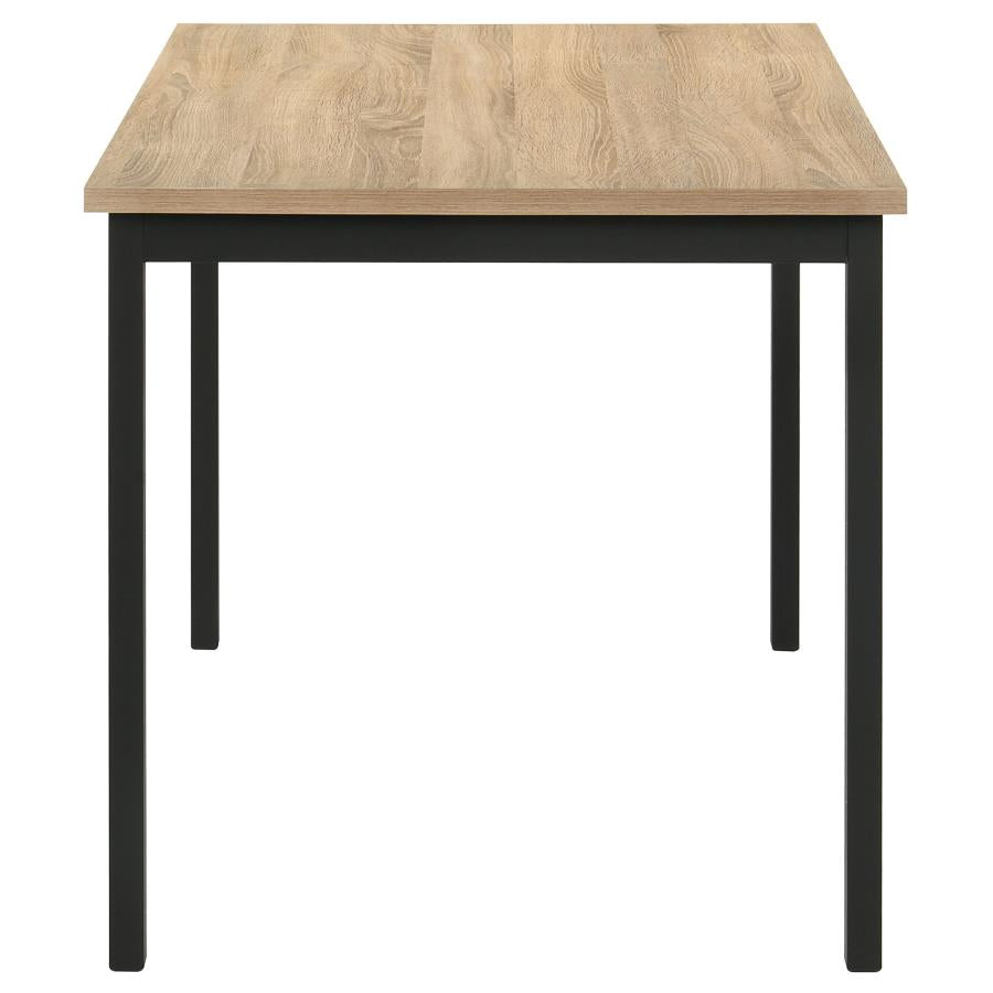 Garza 5-piece Rectangular Dining Table Greige Oak - 193981-S5