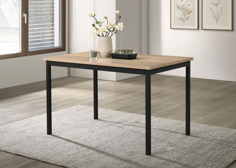 Garza Rectangular 48-inch Dining Table Greige Oak - 193981