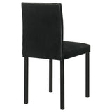 Garza Upholstered Dining Side Chair Black (Set of 4) - 193982