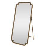 Full Length Mirror With Stand, Floor Standing Dressing For Bedroom - Antique Gold