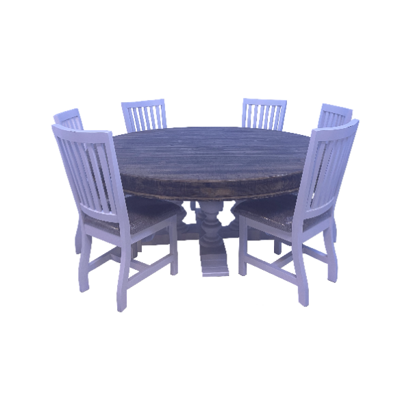 Arthur Dining Table & 6 Chairs - ARTHURTB+ARTHURT+AIRLINEWx6