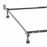 Deverton - Queen / Eastern King / California King Bed Frame With Center Support And Adjustable Design - Black
