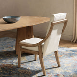 Lennox - High Back Upholstered Dining Chair (Set of 2) - Light Beige