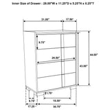 Lincoln - 4 Drawer Chest Of Drawers - Natural
