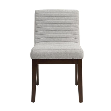 Edwyn - Linen Side Chair (Set of 2) - Gray