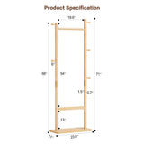 Solid Wood Simple Hat Rack