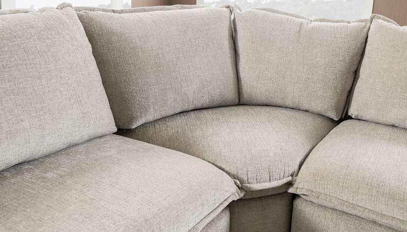 Z Loveshack 5-Piece Reclining Sectional - LARDSLVS+WEDSLVST+ARCDSLVSx2+RARDSLVS
