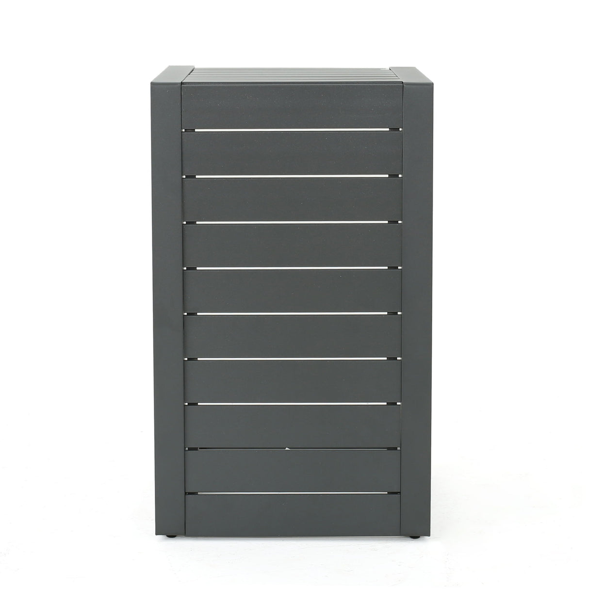 Aluminum Outdoor C - Shaped Side Table For Patio