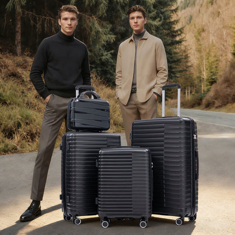 4 Piece Luggage Set, Combination Lock