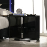 Nightstand With Vertical Handles