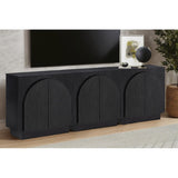 Modern Sideboard Buffet With Arched Cabinet Doors