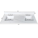 Bathroom Vanity Top With Undermount Sink, 3 Pre Drilled Holes