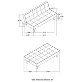 Joel - Tufted Convertible Sofa Bed
