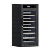 LED Touch Screen Grape Wine Cooler - Black