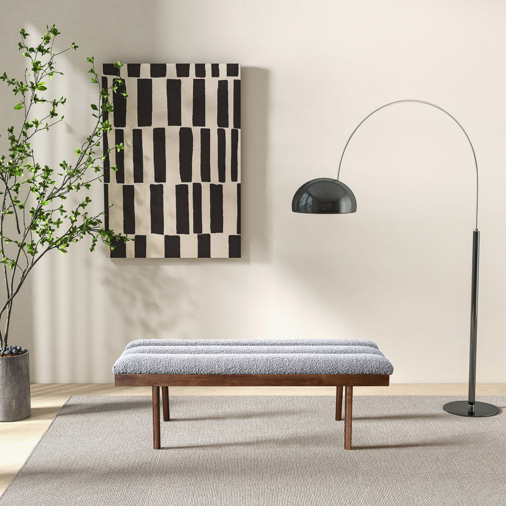 Troni - Bench - Brown / Light Gray
