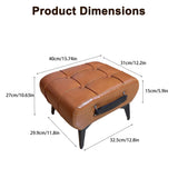 Minimalist Footstool With Hidden Storage