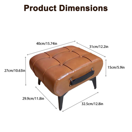 Minimalist Footstool With Hidden Storage