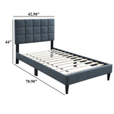 Modern Bed With Adjustable Headboard