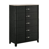 Opel - 5 Drawer Chest - Black