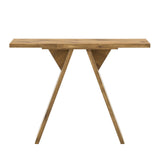 Console Table With V - Shaped Base