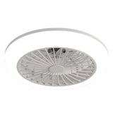Bladeless Ceiling Fan With Light And Remote Control - White