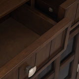Acadian - Handcrafted Entryway Storage Cabinet
