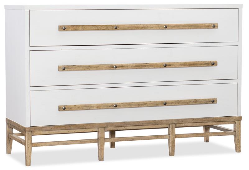 Urban Elevation Three-Drawer Bachelors Chest - 1620-90101-WH