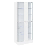 Gilbert - 4 Door LED Curio Display Cabinet