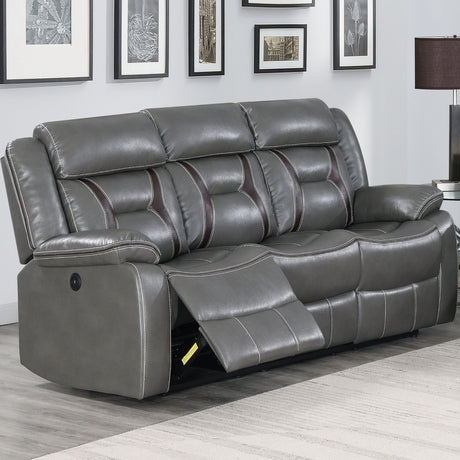Living Room Set With Pillow Armrest And Tufted Backrest