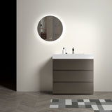 Alice - Bathroom Vanity With Sink, Large Storage Freestanding