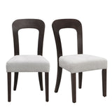 Upholstered Dining Chairs (Set of 2) - Gray